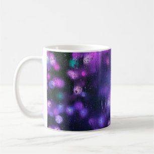 Taza De Café Textura de fondo púrpura abstracta