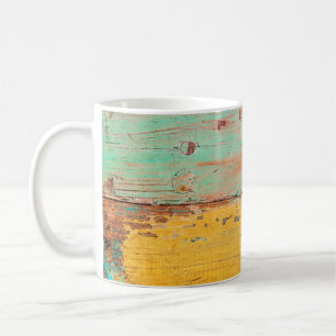 Taza De Café textura de hueso de madera antigua