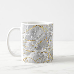 Taza De Café Textura de la merluza dorada