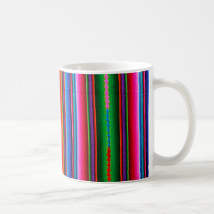 Taza De Café Textura de la tela mexicana