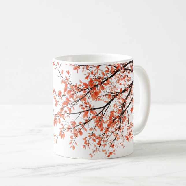 Taza De Café Textura de Madera (Anverso derecho)