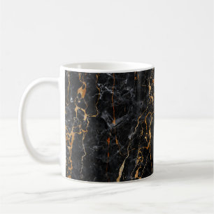 Taza De Café Textura de mármol: Elegante superficie de piedra.