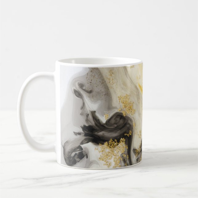 Taza De Café Textura de mármol simulada (Izquierda)