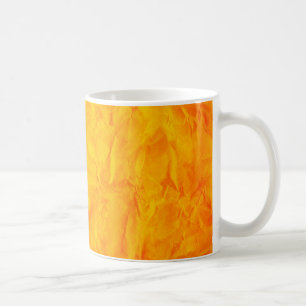 Taza De Café TEXTURA DE PAPEL DE FONDO - amarillo naranja
