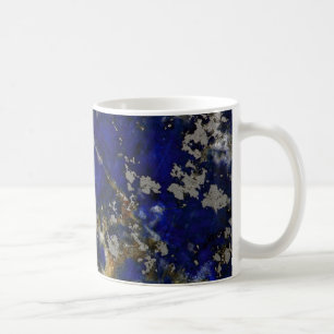 Taza De Café Textura de piedra: Lapislázuli