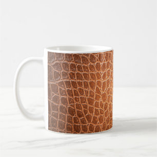 Taza De Café Textura de piel marrón para el fondo