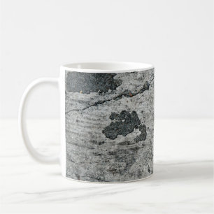 Taza De Café Textura de una vieja pared de hormigón rota. Backg