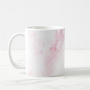 Taza De Café Textura suave de mármol rosa