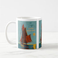 TEXTURED NEEDLEPOINT SAILBOAT TRANQUILIDAD
