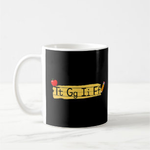 Taza De Café TGIF Alfabeto gracias a Dios es la semana de los p