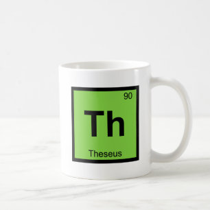 Taza De Café Th - Teseo Tabla Periódica Química Griega