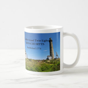 Taza De Café Thacher Island Twin Lights, Massachusetts Mug