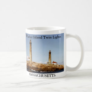 Taza De Café Thacher Island Twin Lights, Massachusetts Mug