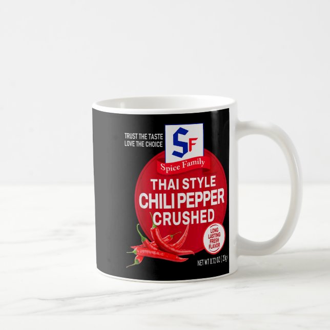 Taza De Café Thai Style Chili Pepper Crushed Halloween Sce Cost (Derecha)