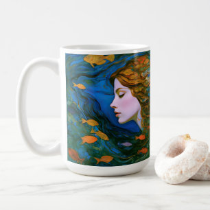 Taza De Café "Thalassa" - Mujeres En El Agua