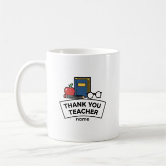 Taza De Café Thank You Teacher – Appreciation Coffee Mug Gift