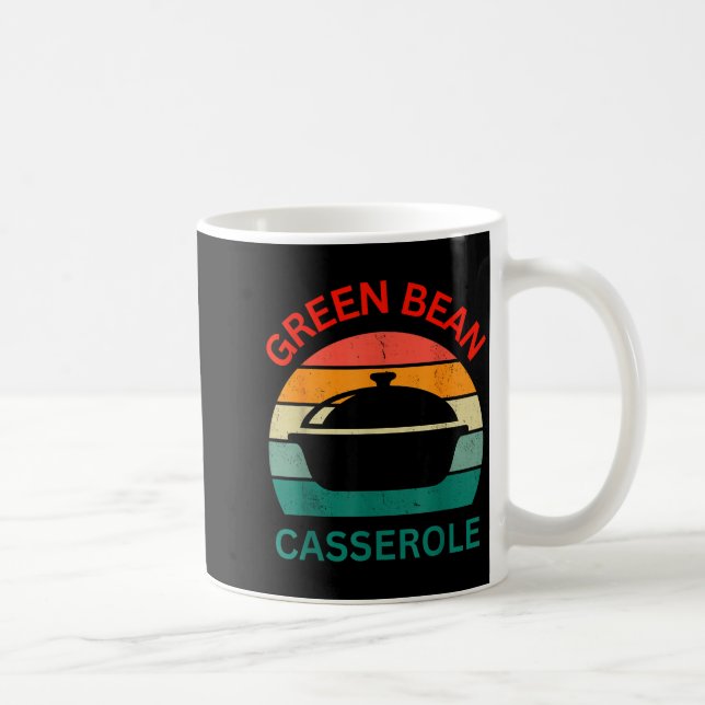 Taza De Café Thanksgiving Christmas Funny Green Bean Cerole Des (Derecha)