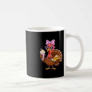 Taza De Café Thanksgiving For Women Turkey Drinking Coffee Leop