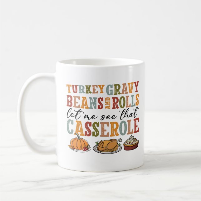 Taza De Café Thanksgiving Holiday Casserole (Izquierda)
