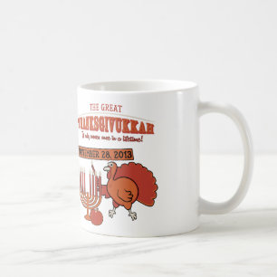 Taza De Café 'Thanksgivukkah festivo