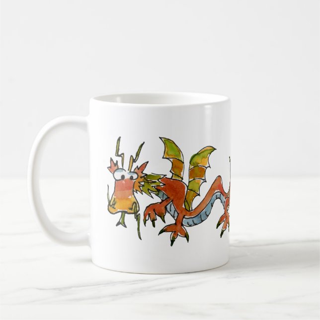 Taza De Café Thar Be Dragons (Izquierda)