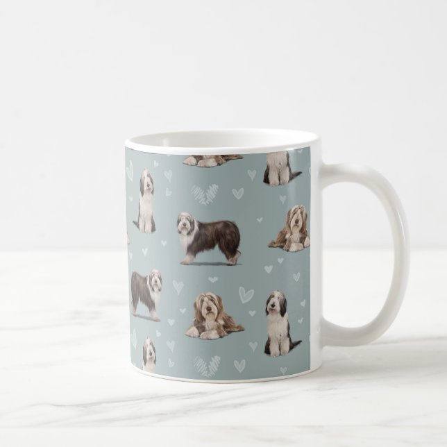 Taza De Café The Bearded Collie Dog (Derecha)