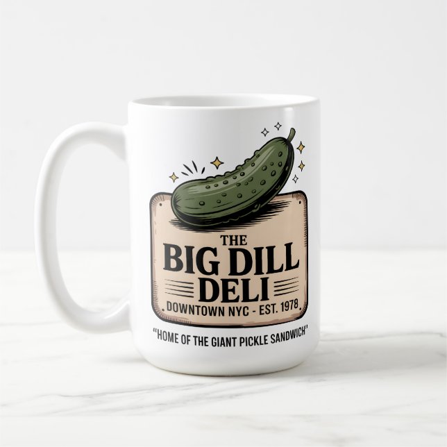 Taza De Café The Big Dill Deli (Izquierda)