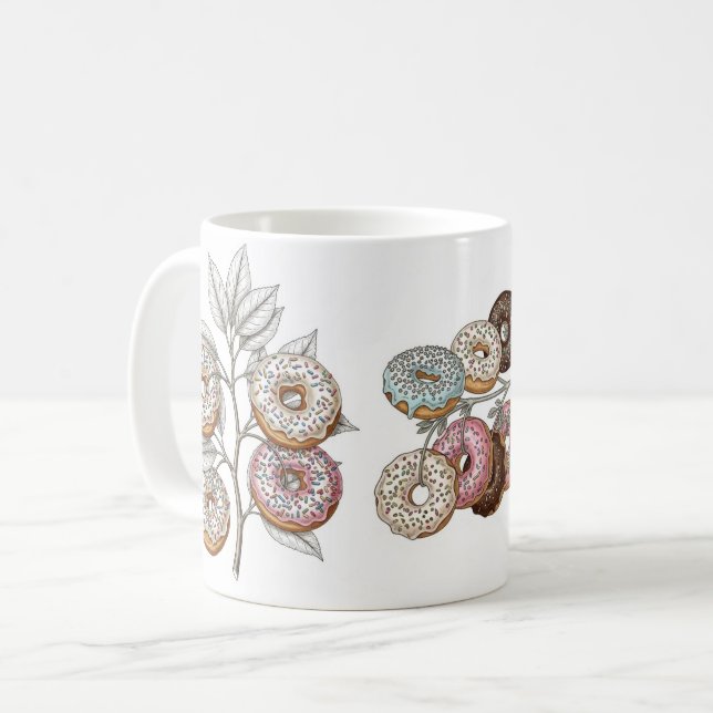 Taza De Café The bizarre artistic "doughnut sprig" cup (Anverso izquierdo)