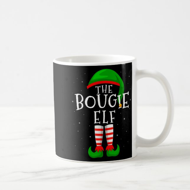 Taza De Café The Bougie Elf Funny Matching Family Group Christm (Derecha)