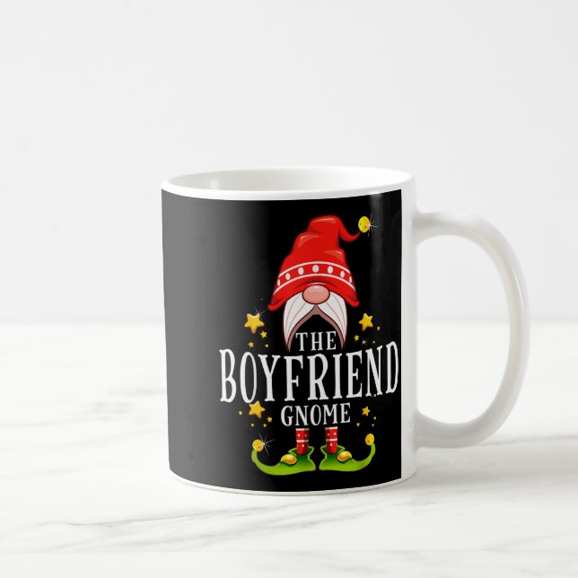 Taza De Café The Boyfriend Gnome Christmas Matching  (Derecha)