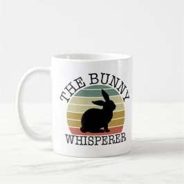 Taza De Café The Bunny Whisperer Shirt, Cool Rabbit Lover