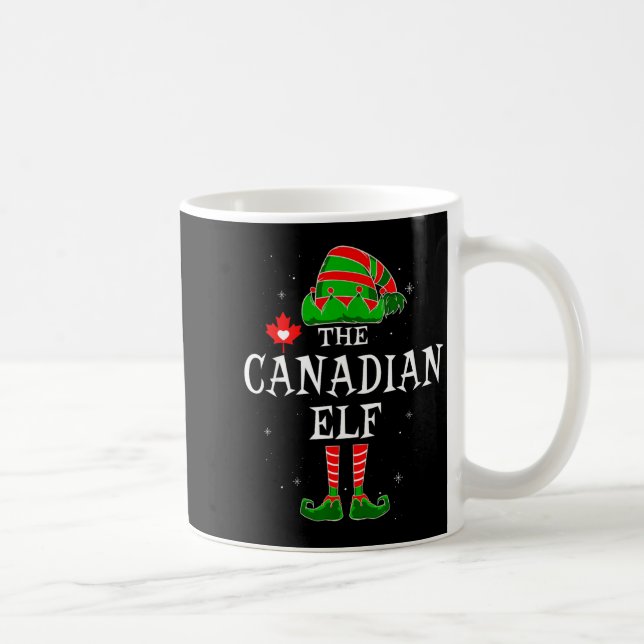 Taza De Café The Canadian Elf Group Matching Family Christmas C (Derecha)