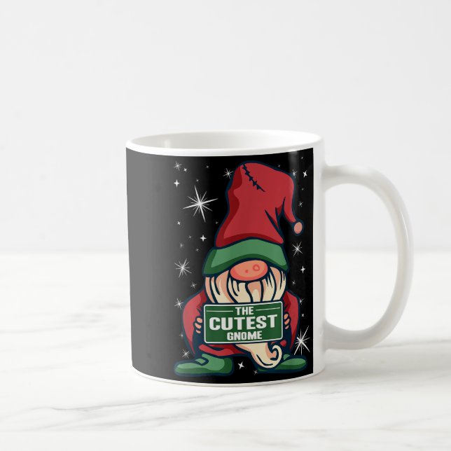 Taza De Café The Cutest Gnome Xmas Elf Matching Family Christma (Derecha)