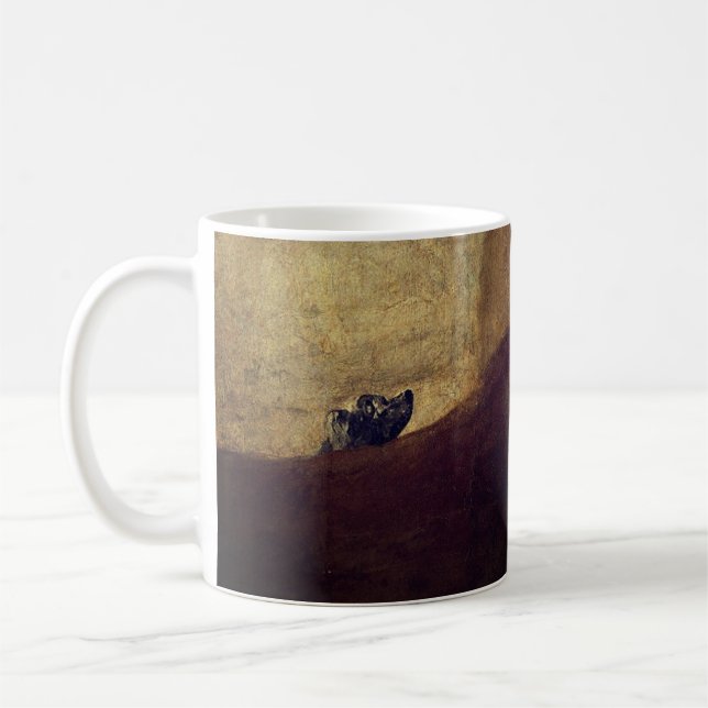 Taza De Café The Dog (El Perro) - de Francisco Goya (Izquierda)