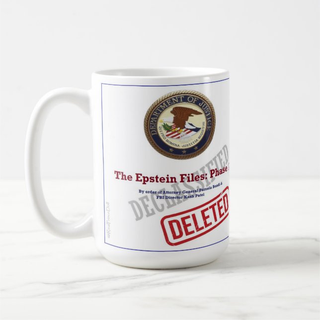 Taza De Café The Epstein Files Phase 2 Mug (Izquierda)