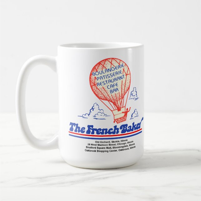 Taza De Café The French Baker, Chicago, Skokie, Oakbrook (Izquierda)