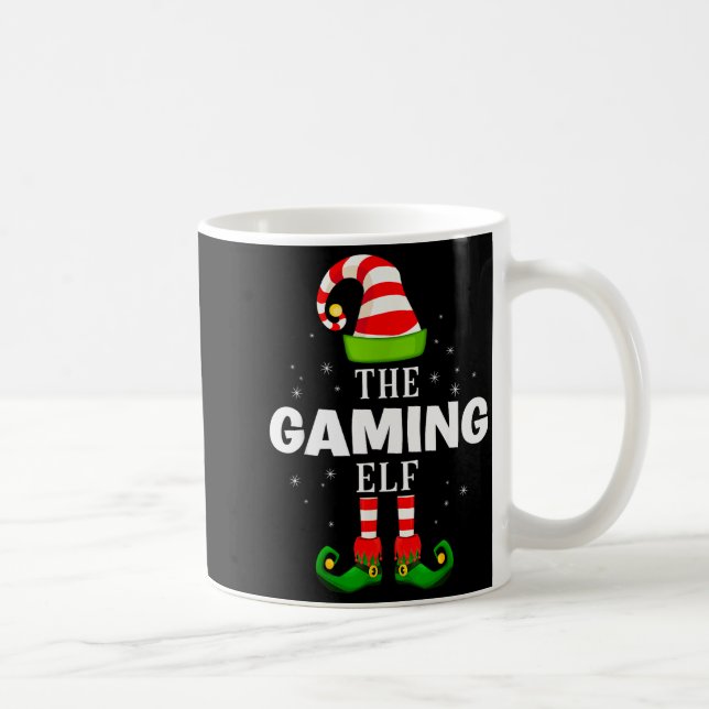 Taza De Café The Gaming Elf Christmas Pjs Matching Pajama  (Derecha)