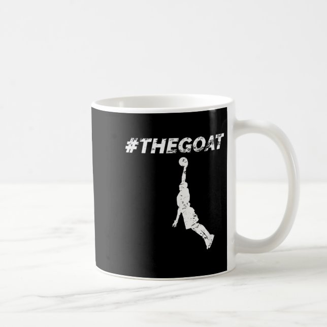 Taza De Café The Goat Greatest Of All Time Basketball Motivatio (Derecha)