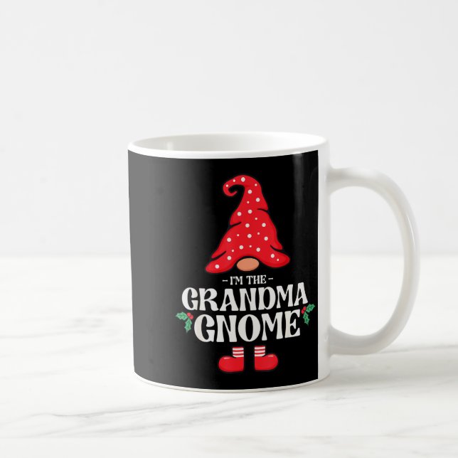 Taza De Café The Grandma Gnome Funny Family Matching Group Chri (Derecha)