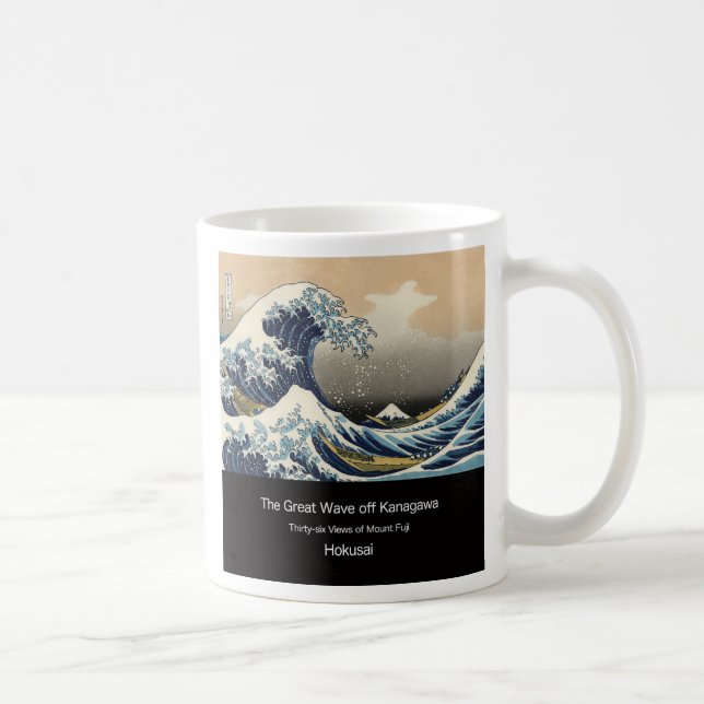 Taza De Café The Great Wave off Kanagawa (Derecha)
