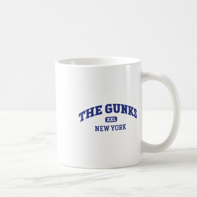 Taza De Café The Gunks College Style Rock Climbing Area Design  (Derecha)