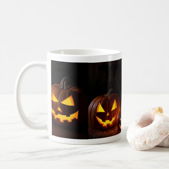Taza De Café The halloween mug  (Con donut)