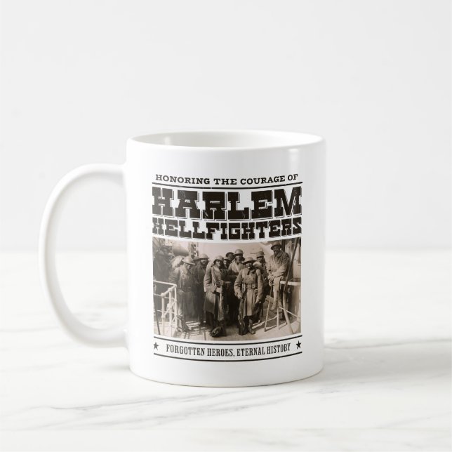 Taza De Café The Harlem Hellfighters - WW1 Tribute (Izquierda)