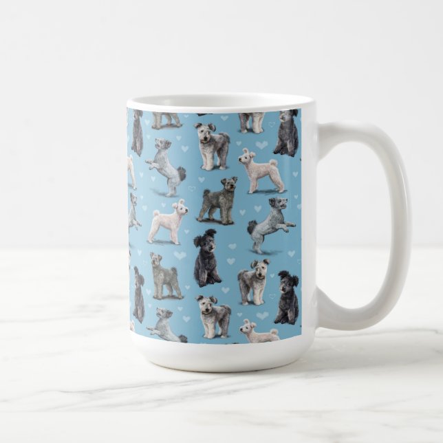 Taza De Café The Hungarian Pumi dog (Derecha)