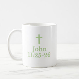 Taza De Café The John 11:25-26 Mug