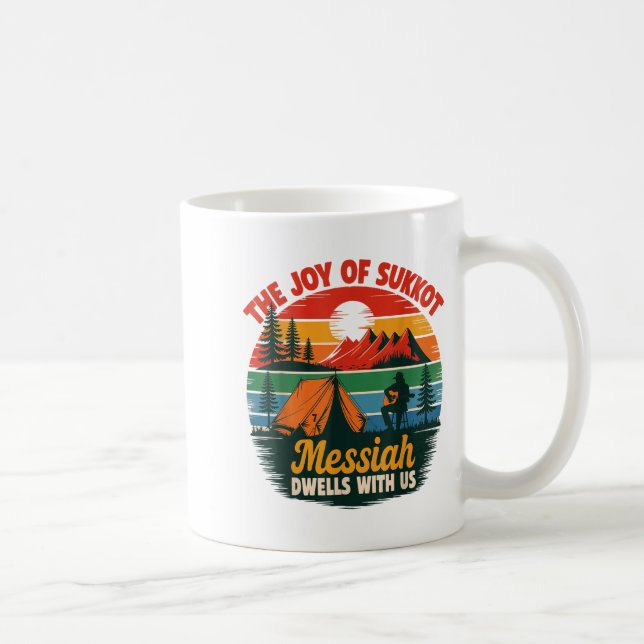 Taza De Café The Joy Of Sukkot Messiah Dwells With Us Jewish Ho (Derecha)