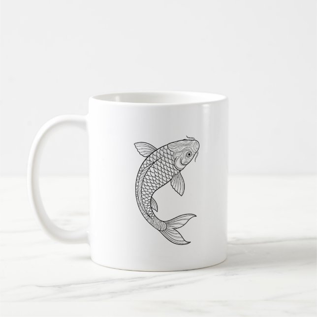 Taza De Café The Koi Blade (Izquierda)