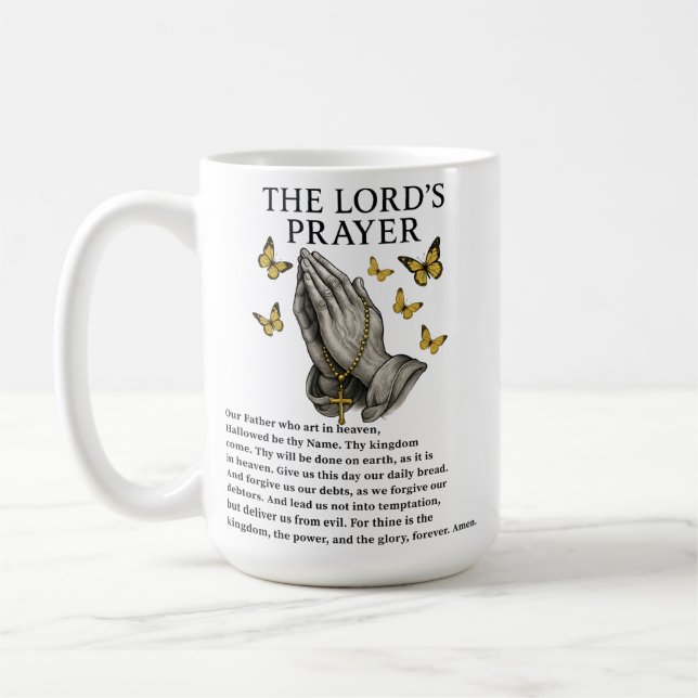 Taza De Café The Lord's Prayer  (Izquierda)