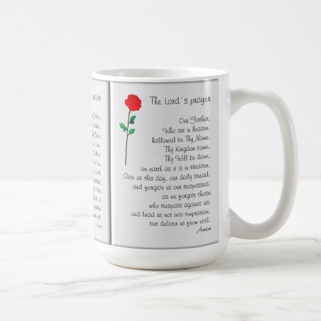 TAZA DE CAFÉ THE LORD'S PRAYER MUG (Derecha)