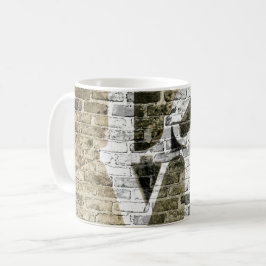 Taza De Café The LOVE MUG Ladrillos Nuetrales Urban Graffiti